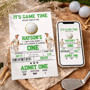 Convites Ano Baixo, Golfe Ligado! Parte primeiro aniversari