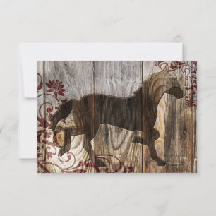 Convites ano do cavalo de madeira