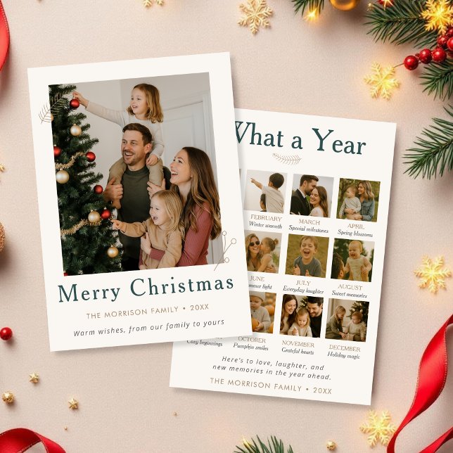 Convites Ano na Revisão do Natal Que Feriado de Ano (Criador carregado)