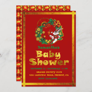 Convites Ano Novo Chinês do Coelho