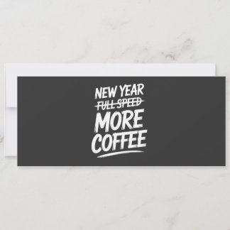 Convites Ano Novo Divertido Mais Café Resolução Sarcástica
