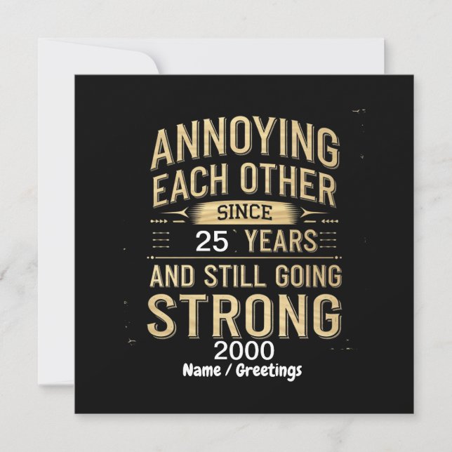 Convites Anojando-se Mutuamente Há Anos Ainda Forte (Frente)