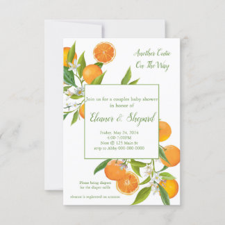 Convites another cutie on the way invitation