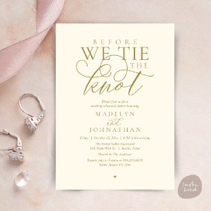 Convites "Antes de dar o nó", Jantar de Ensaio do Casamento
