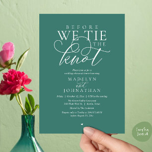 Convites "Antes de dar o nó", Jantar de Ensaio do Casamento