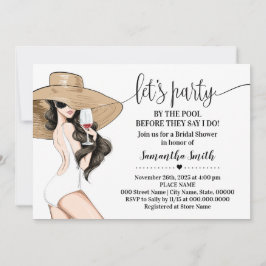 Convites Antes de fazer a festa pelo Chá de panela Piscina