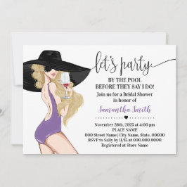 Convites Antes de fazer a festa pelo Chá de panela Piscina