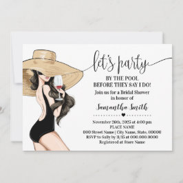 Convites Antes de fazer uma festa pelo chá de panela da pis