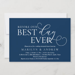 Convites Antes De Nosso Dia, Janto De Ensaio De Casamento I