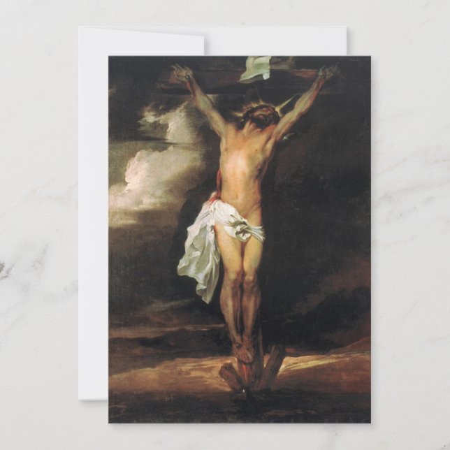 Convites Anthony van Dyck - Crucifixion (Frente)