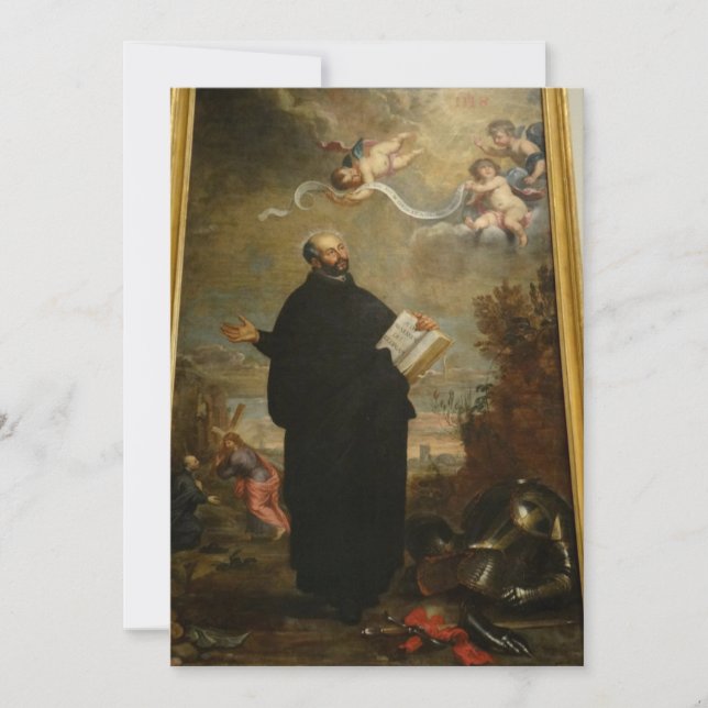 Convites Anthony van Dyck - Santo Ignatius da Loyola (Frente)