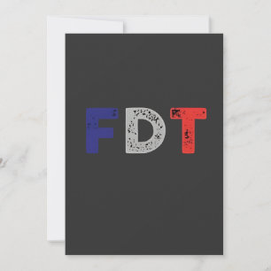 Convites Anti Trump Maga FDT Resiste Democracia Retro