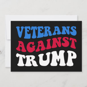 Convites Anti-Trump - Veteranos Contra Trump II