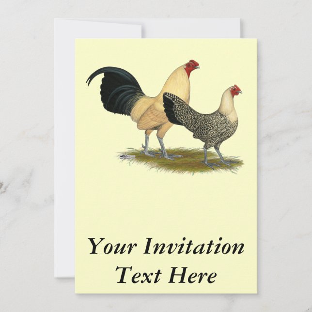 Convites Antigos Copos de Creme Inglês (Frente)