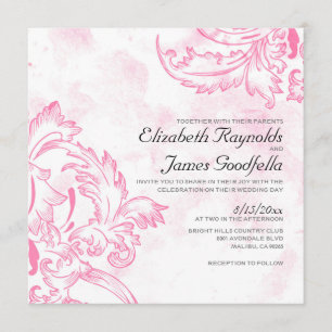 Convites antigos do casamento do Flourish