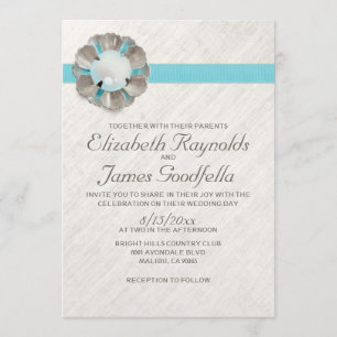 Convites Antigos para Casamento Pérola