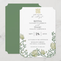 Antiquado Casamento de Ivy em Inglês