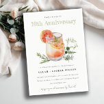 Convites Anunciante de Ivory Orange Green<br><div class="desc">Elegante Watercolor Fruity Cocktail Coleção de Tema de Cocktail.- É uma elegante guincheira real Ilustração de coquetel pastel, cercado de ervas e plantas verdes perfeitas para as suas festas temáticas de cocktail. É muito fácil personalizar, com seus detalhes pessoais. Se você precisar de outro produto ou personalização correspondente, por gentileza,...</div>