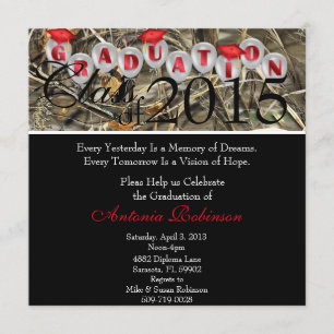 Convites Anúncio/Convite para Graduação Elegante