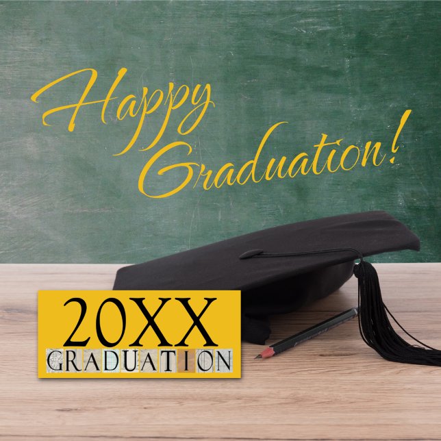 Convites Anúncios/Convites de festas de Graduação [Dourado] (Criador carregado)