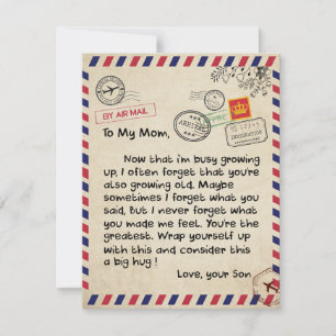 Convites Ao Meu Filho Presente, Mãe E Filho, Carta De Amor 