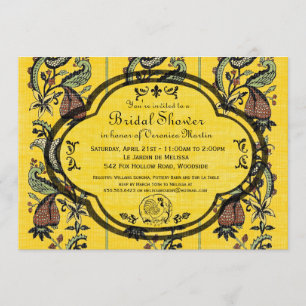 Convites Ao sul do chá de panela de France Provencal