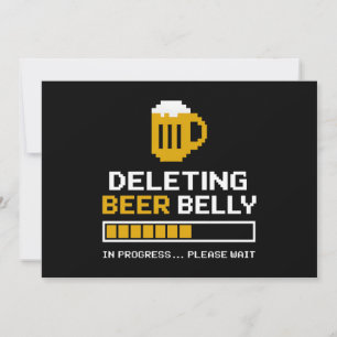 Convites Apagando a Chave de Cerveja Aguarde Carregando o B