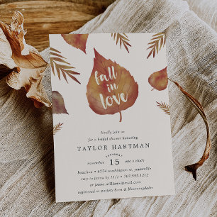 Convites Apaixonado   Chá de panela de outono