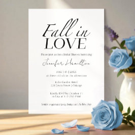 Convites Apaixonado | Chá de panela Preto e Branco