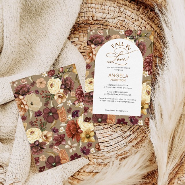 Convites Apaixonado pelo Elegante Chá de panela Floral Mode (Criador carregado)