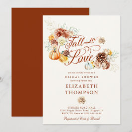 Convites Apaixonar o Chá de panela Dourado da Abóbora de ou