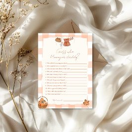 Convites Apaixonem-se, adivinhem quem Mamãe ou Chá de frald