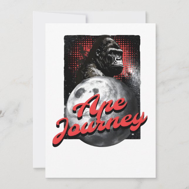 Convites Ape Journey (Frente)