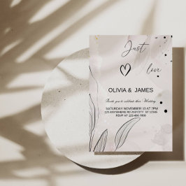 Convites Apenas Ame Casamento Elegante