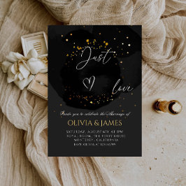 Convites Apenas Amor Festa de Casamento - Casamento Moderno