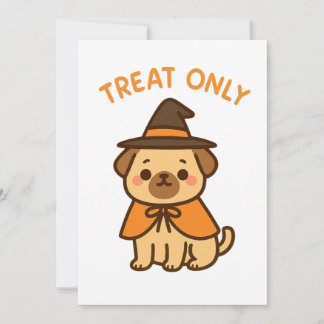 Convites Apenas Tratar: Halloween Pup Edition
