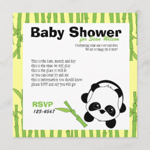 Convites Apenas um bocado do bambu