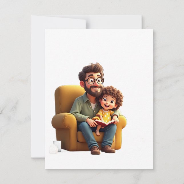 Convites Apenas um pai que sempre apoia (Frente)