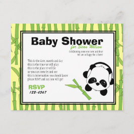 Convites Apenas um pouco de Bambu