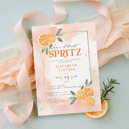 Convites Aperol Spritz Laranjas Citrus Chá de panela