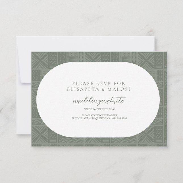 Convites Apia Wedding RSVP (Frente)