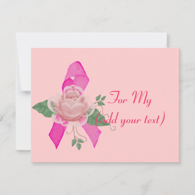 Convites Apoio ao cancer de mama (Frente)