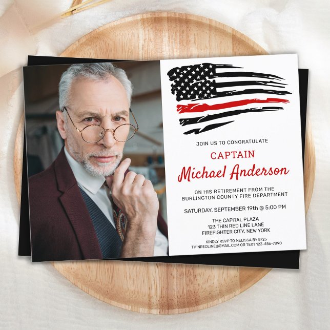 Convites Aposentação Personalizada de Fotografias do Bombei (Criador carregado)