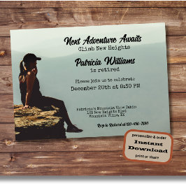 Convites Aposentadela de caminhada de aposentadoria próxima