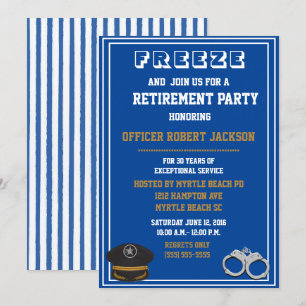 Convites Aposentadoria de Polícias Engraçada pela Políci