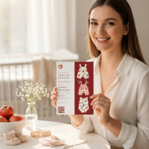 Apple of Our Eye moderna watercolor QR code