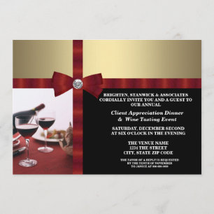 Convites Apreciação de Cliente de Evento Corporativo