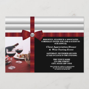 Convites Apreciação de Cliente de Evento Corporativo