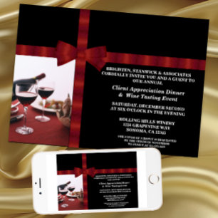 Convites Apreciação do Cliente de Evento Corporativo