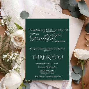 Convites Apreciação minimalista do esmeraldo e do guião bra